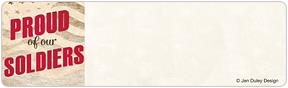Proud of Our Soldiers Address Labels